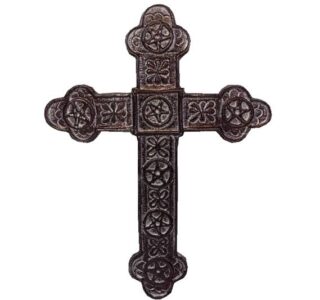 ADORNO PARA PARED CRUZ 25x33 CM TUTTO CASA