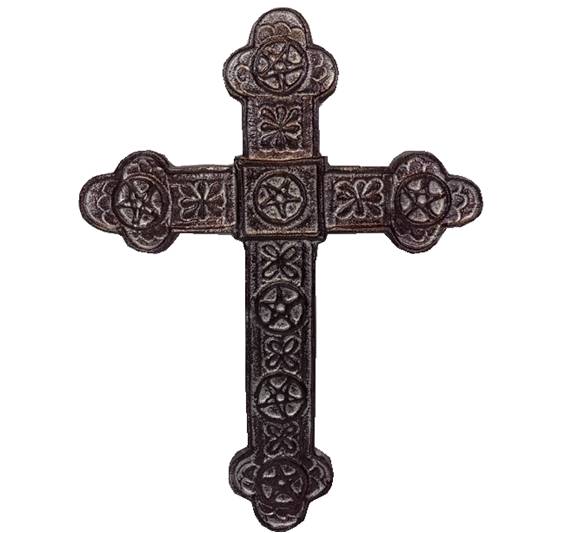 ADORNO PARA PARED CRUZ 25x33 CM TUTTO CASA