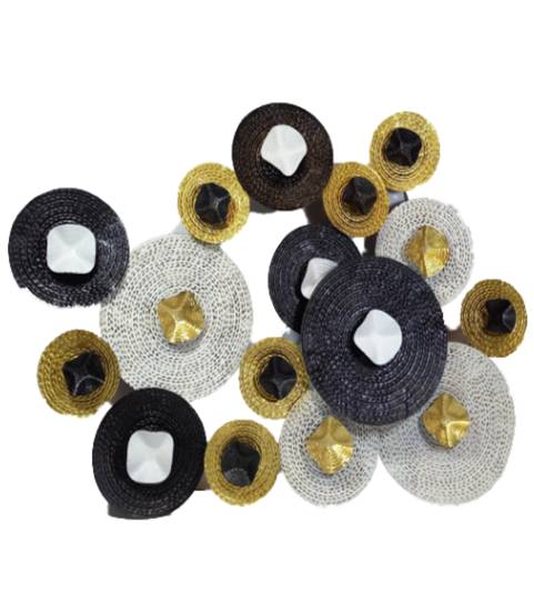 CUADRO DECORATIVOS DE METAL 95 CM TUTTO CASA