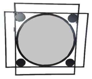 ESPEJO DECORATIVO 60x60 CM TUTTO CASA