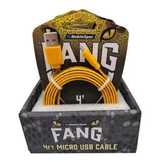 CABLE MICRO USB MOBILESPEC FANG DE 4 PIES EN PANTALLA PDQ