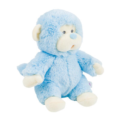 PELUCHE DE CHIMPANCE AZUL 22 X 19 CM