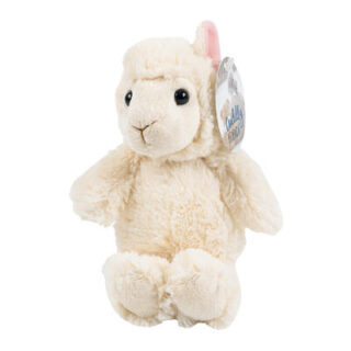 PELUCHE DE LLAMA 22 X 17 CM COLOR BEIGE