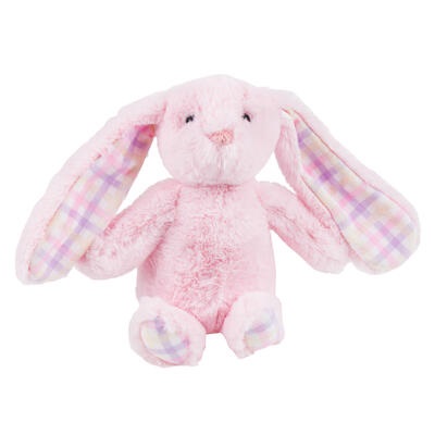 CONEJO DE PELUCHE COLOR ROSADO 20 X 17 CM