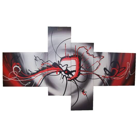 SET DE CUADROS DECORATIVOS 4 PC 40x30 CM 60x20 CM