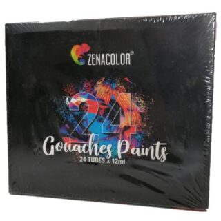 SET DE PINTURAS 24 PC GOUACHES ZENACOLOR