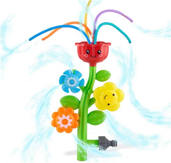 REGADERA DE DISEÑO DE FLORES SPLASH