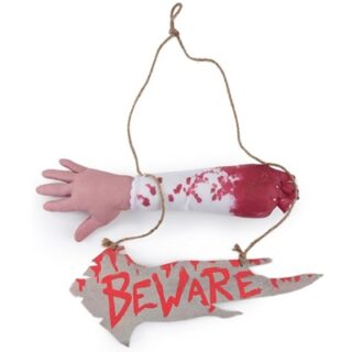 MANO SANGRIENTA COLGANTE DE HALLOWEEN 39 CM