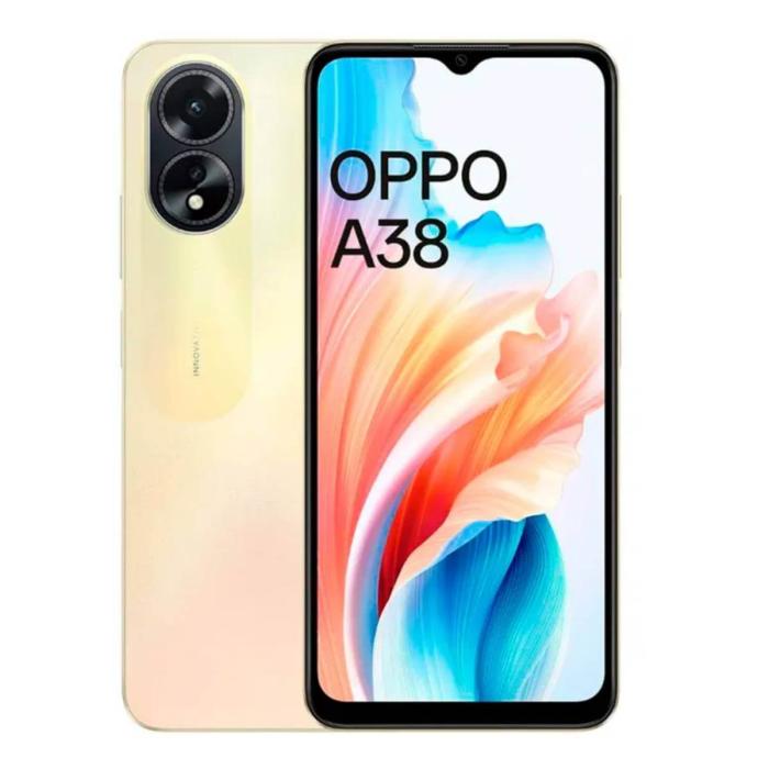 Oppo A38 4GB RAM + 128GB Almacenamiento, Dorado - Liberado Dual SIM