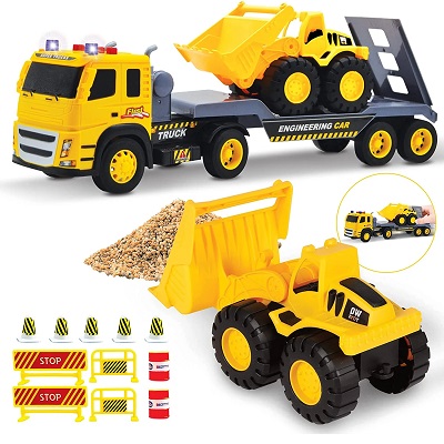CAMION DE CONSTRUCCION 2 PC 33 X 20 CM