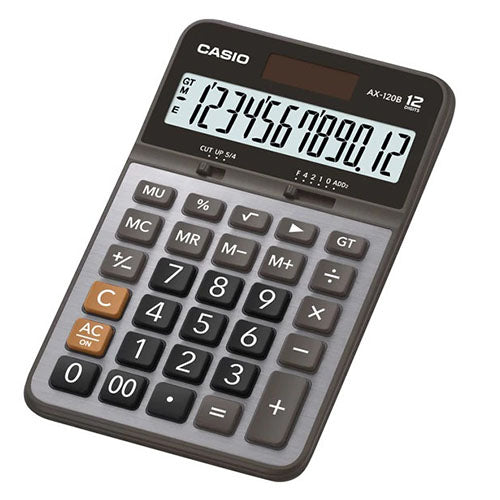 Calculadora Compacta De Escritorio Casio Ax 120B W Dc Gua…