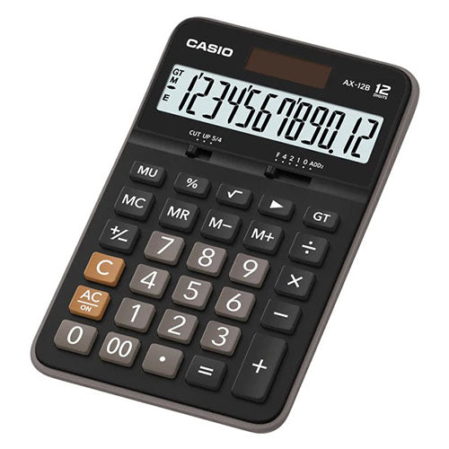 Calculadora Compacta De Escritorio Casio Ax 12B W Dc Guat…