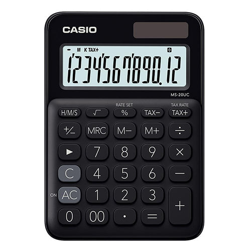 Calculadora Mini De Escritorio Casio Ms 20Uc Bk Guatemala