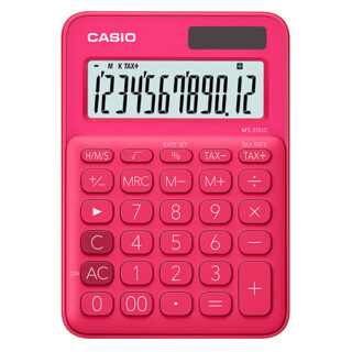 Calculadora Mini De Escritorio Casio Ms 20Uc Rd Guatemala