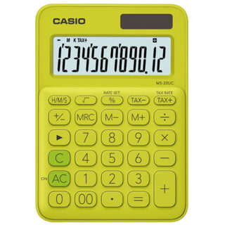 Calculadora Mini De Escritorio Casio Ms 20Uc Yg Guatemala