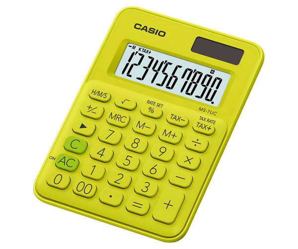 Calculadora Mini De Escritorio Casio Ms 7Uc Yg Guatemala