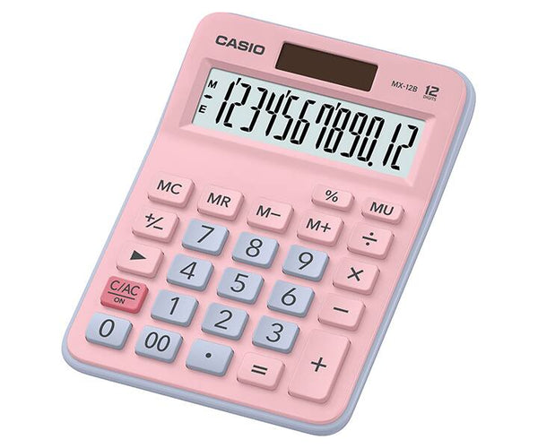 Calculadora Mini De Escritorio Casio Mx 12B Pk Guatemala