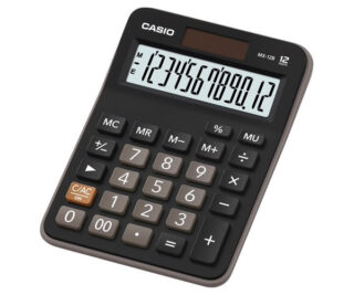 Calculadora Mini De Escritorio Casio Mx 12B Bk Guatemala