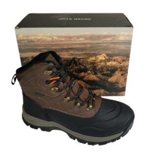 BOTA TALLA US 10 - EUR 43.5 CAFE Y NEGRO NORTI V8