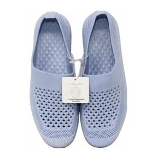 ZAPATOS DE HULE PARA MUJER COLOR CELESTE TALLA 11