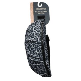 BOLSA PARA CINTURA 32 X13 NEGRO LEOPARDO APANA