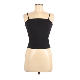 CAMISETA DE TIRANTES PARA MUJER SLIM FIT NEGRA