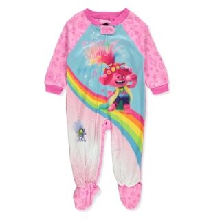 PIJAMA TROLLS RAINBOW CON PATAS DE MAMELUCO