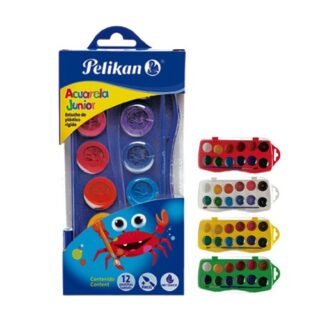 ACUARELAS PELIKAN 12 COL.JUNIOR-1203 Guatemala