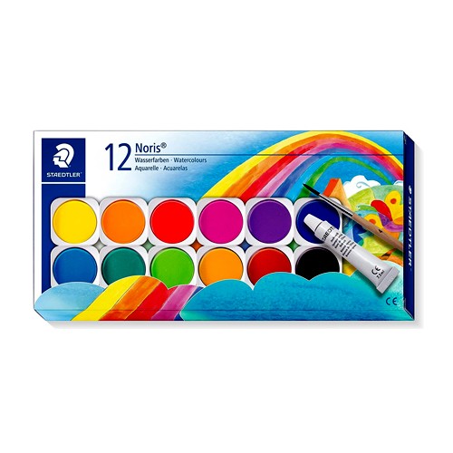 ACUARELAS NORIS CLUB STAEDTLER 12 COL. 888 NC12 Guatemala