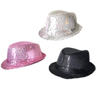 SOMBRERO DE LENTEJUELAS EN COLORES VARIADOS