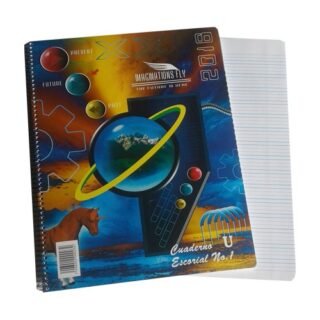 CUADERNO 70 H. “U”#1 C/ESPIRAL D/LINEAS Guatemala