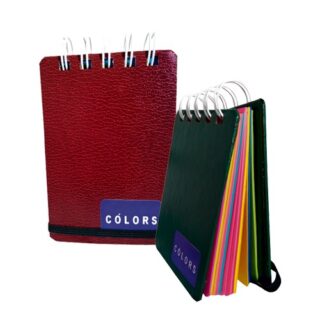 LIBRETA”COLORS”100 H.EMP.C/ESP.Y ELAST. (P/ASTROBR.) Guatemala