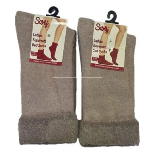 CALCETINES LARGOS COLOR CAFE TALLA 4-6