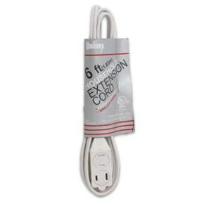 EXTENSION ELECTRICA COLOR BLANCO 6FT