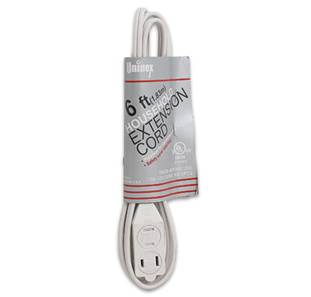 EXTENSION ELECTRICA COLOR BLANCO 6FT
