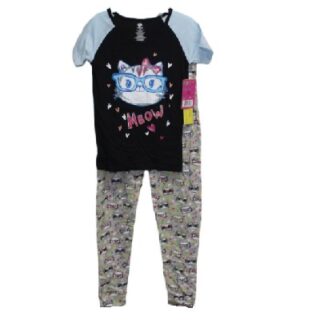 TRAJE PARA NIÑA PÍJAMA MEOW 4/5