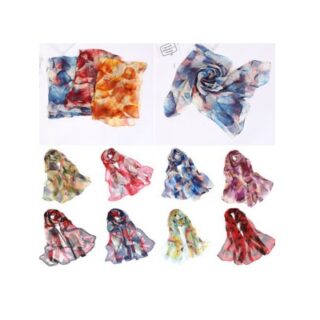 BUFANDA PARA DAMA ADORNO FLORAL