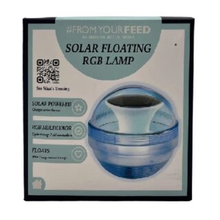 LAMPARA SOLAR FLOTANTE DE COLOR