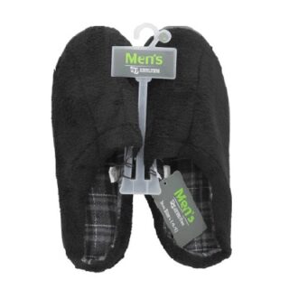 PANTUFLA PARA HOMBRE COLOR NEGRO TALLA L 10-11