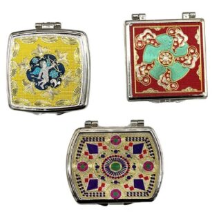 ESPEJO DE BOLSILLO VARIOS DISEÑOS 6 X 7 CM