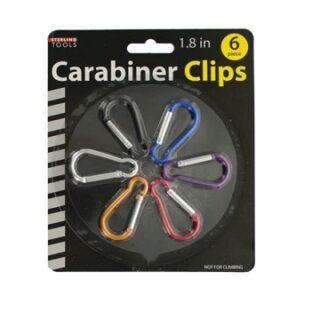 SET DE CLIPS O LLAVEROS 1.8 PULG 6 PC