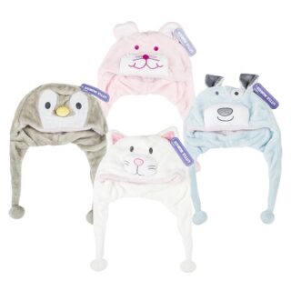 GORRO DE ANIMAL DE PELUCHE