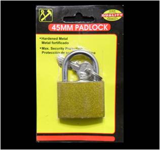 CANDADO DE METAL 45MM PADLOCK