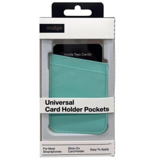 TARJETERO DE TELA UNIVERSAL COLOR CELESTE