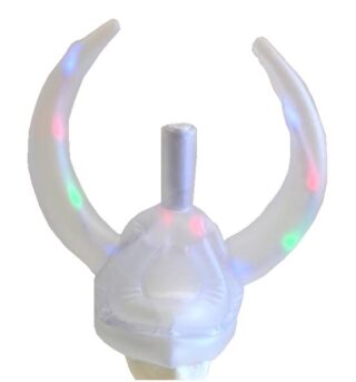 SOMBRERO DE VIKING CON LUZ INFLABLE
