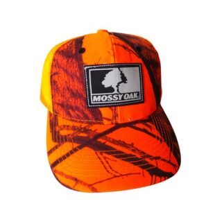 GORRA COLOR NARANJA CAMUFLACHADA MOSSY OAK