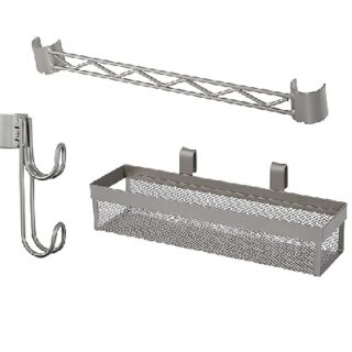 KIT DE ACCESORIOS PARA ESTANTERIA DE ALMACENAMIENTO HOMEZONE