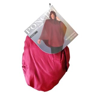 CAPA IMPERMEABLE CON ESTUCHE COLOR CORINTO