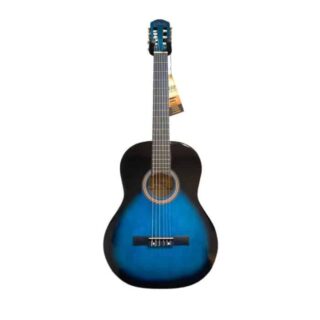Guitarra Clásica GS851-BAG de 39" Azul con Negro - Con Funda - Guatemala
